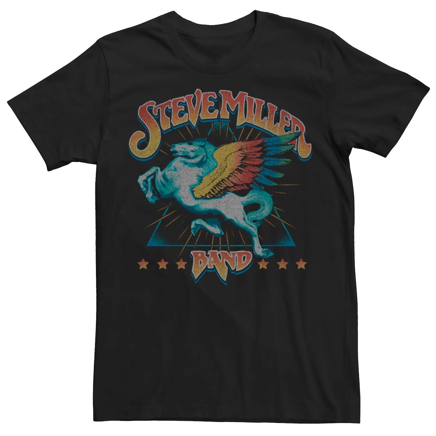 

Мужская футболка Steve Miller Band Pegasus Rainbow Wings Licensed Character