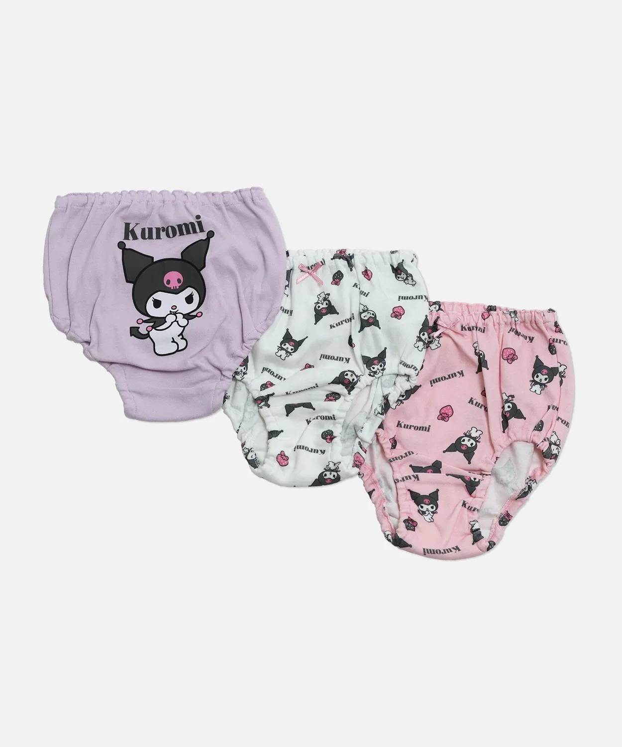 Детские шорты 3шт, Sanrio, хлопок, лавандовый