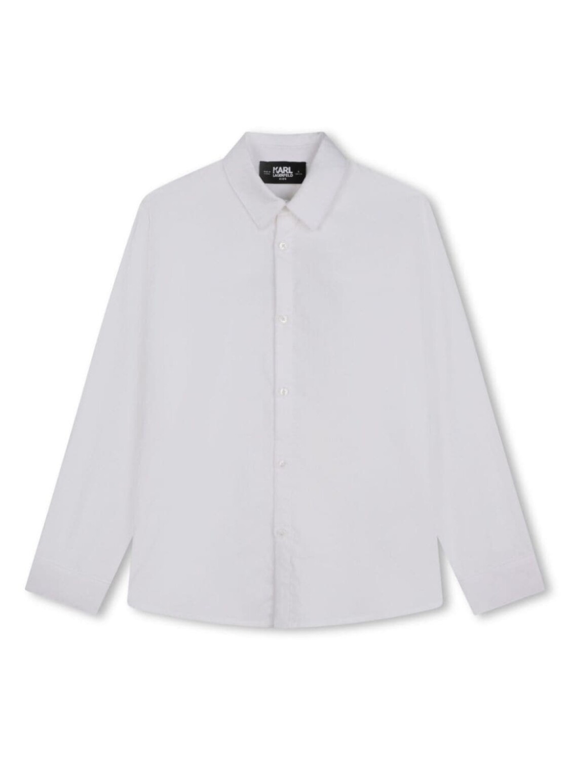 

Karl Lagerfeld Kids жаккардовая рубашка, белый