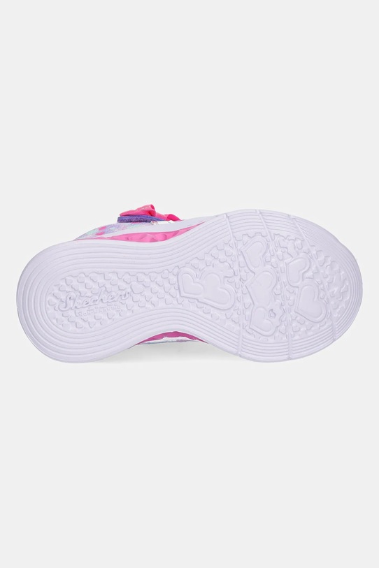 Детские кроссовки Flutter Heart Lights Skechers, фиолетовый — фото 4