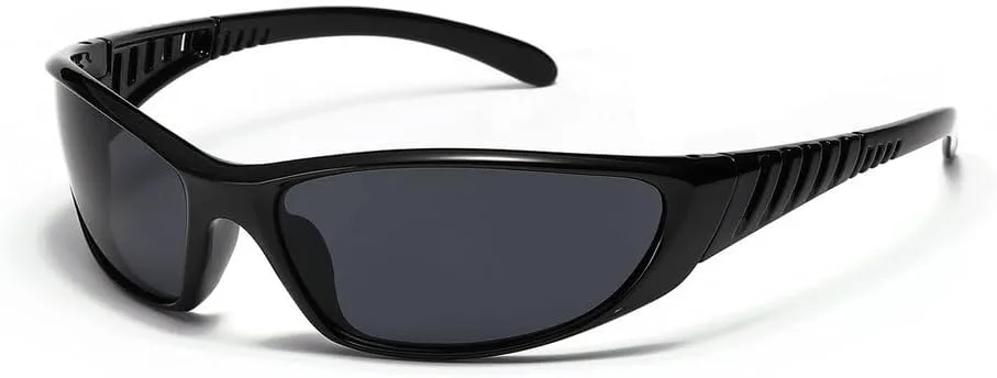 

Серебряные солнцезащитные очки с выемками, женские солнцезащитные очки, красные солнцезащитные очки, модные мужские солнцезащитные очки GHVWYX, Bright Black