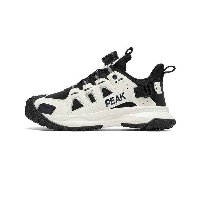 Кроссовки детские беговые PEAK Black/Beige White