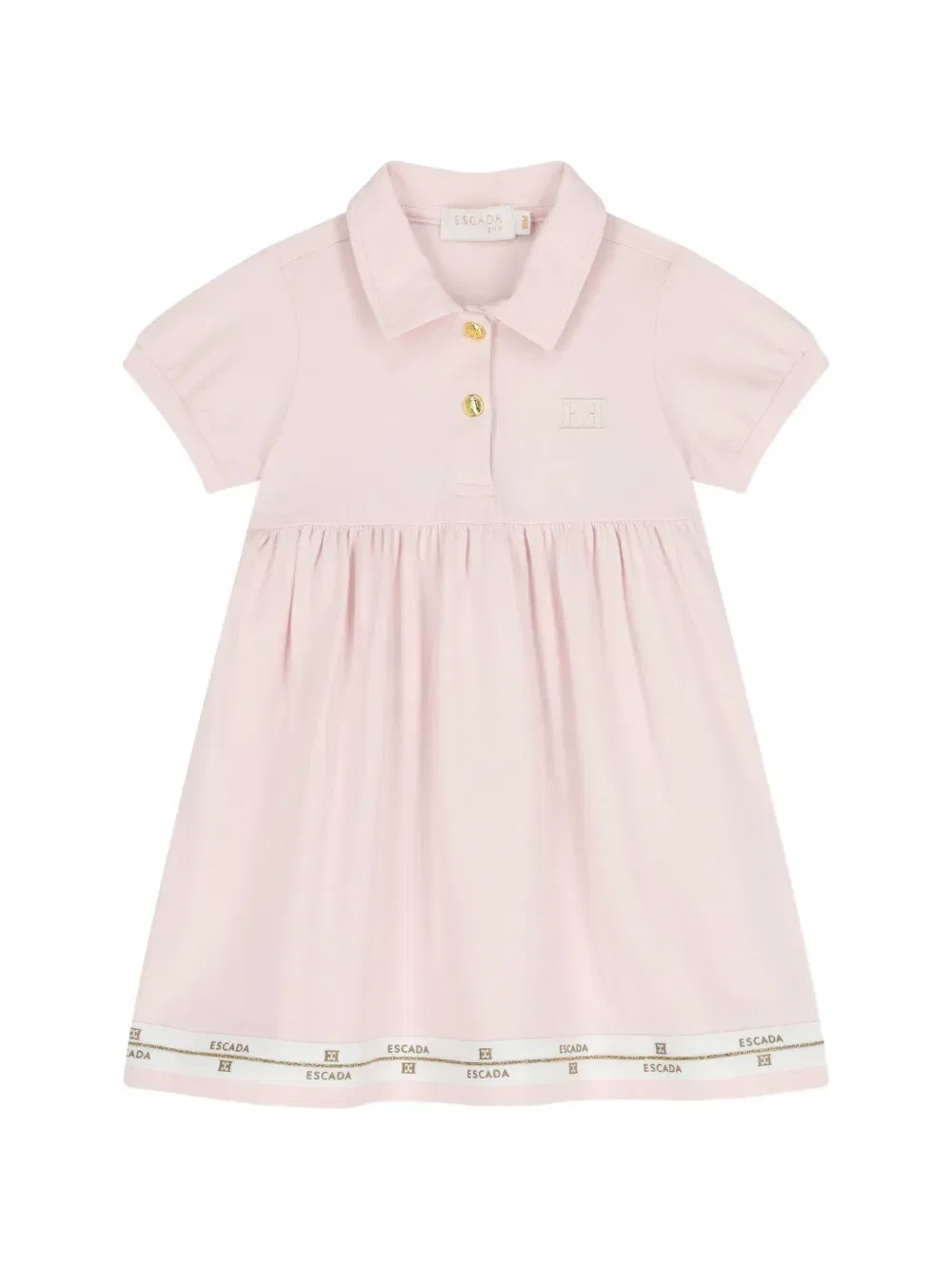 Платье с логотипом Escada Kids, розовый