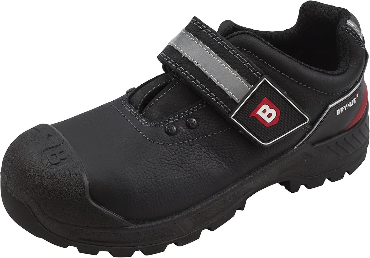 Защитные рабочие ботинки Brynje 421 Advantage S3 SRC - идеально подходят для ходьбы, производства, строительства и работы с ремнем - размер 44, черные