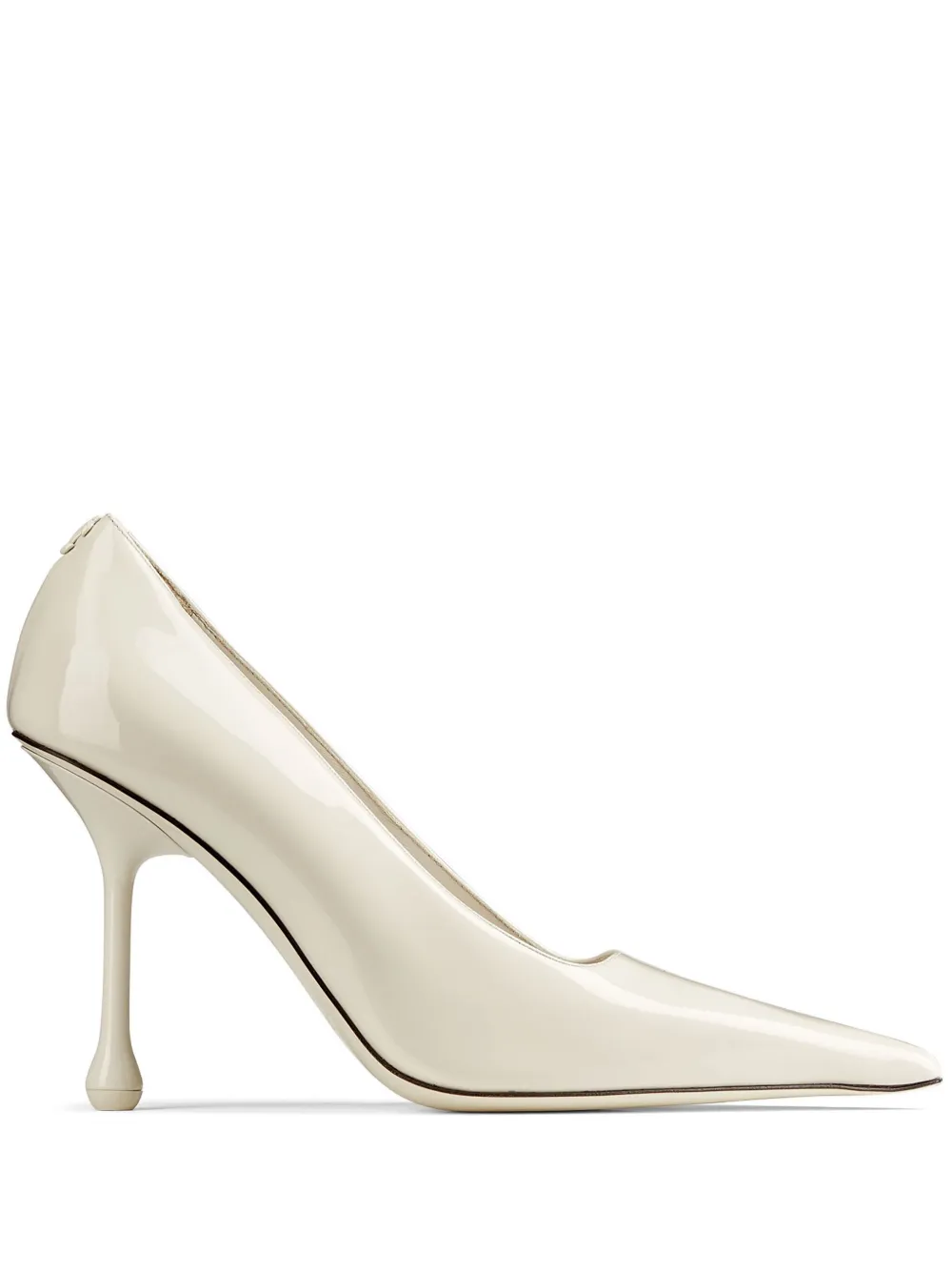 Лакированные туфли Ixia 95 JIMMY CHOO, белый