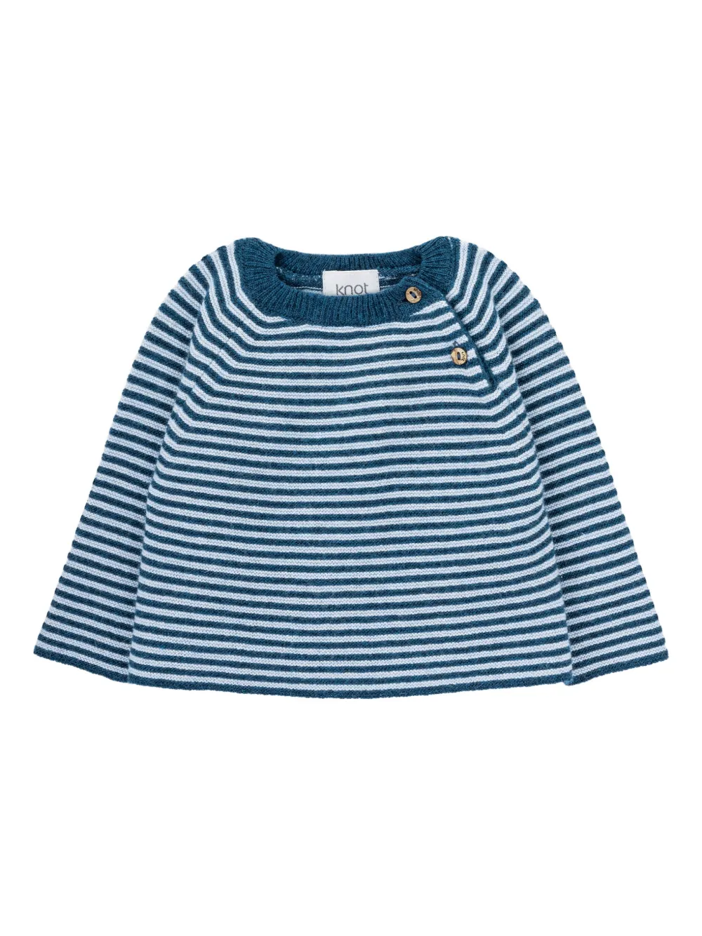 

Свитер Marine Stripes в полоску Knot, синий