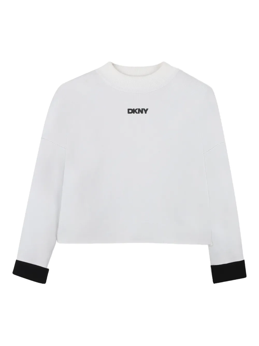 

Двусторонний свитер Dkny Kids, черный