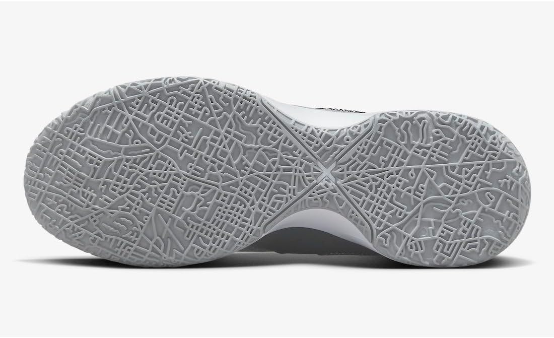 Мужские кроссовки Nike Zoom Lebron NXXT Gen, белый/черный/серый — фото 4