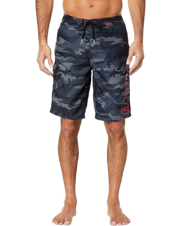 

Шорты для плавания O'Neill Santa Cruz Printed, цвет Black Camo