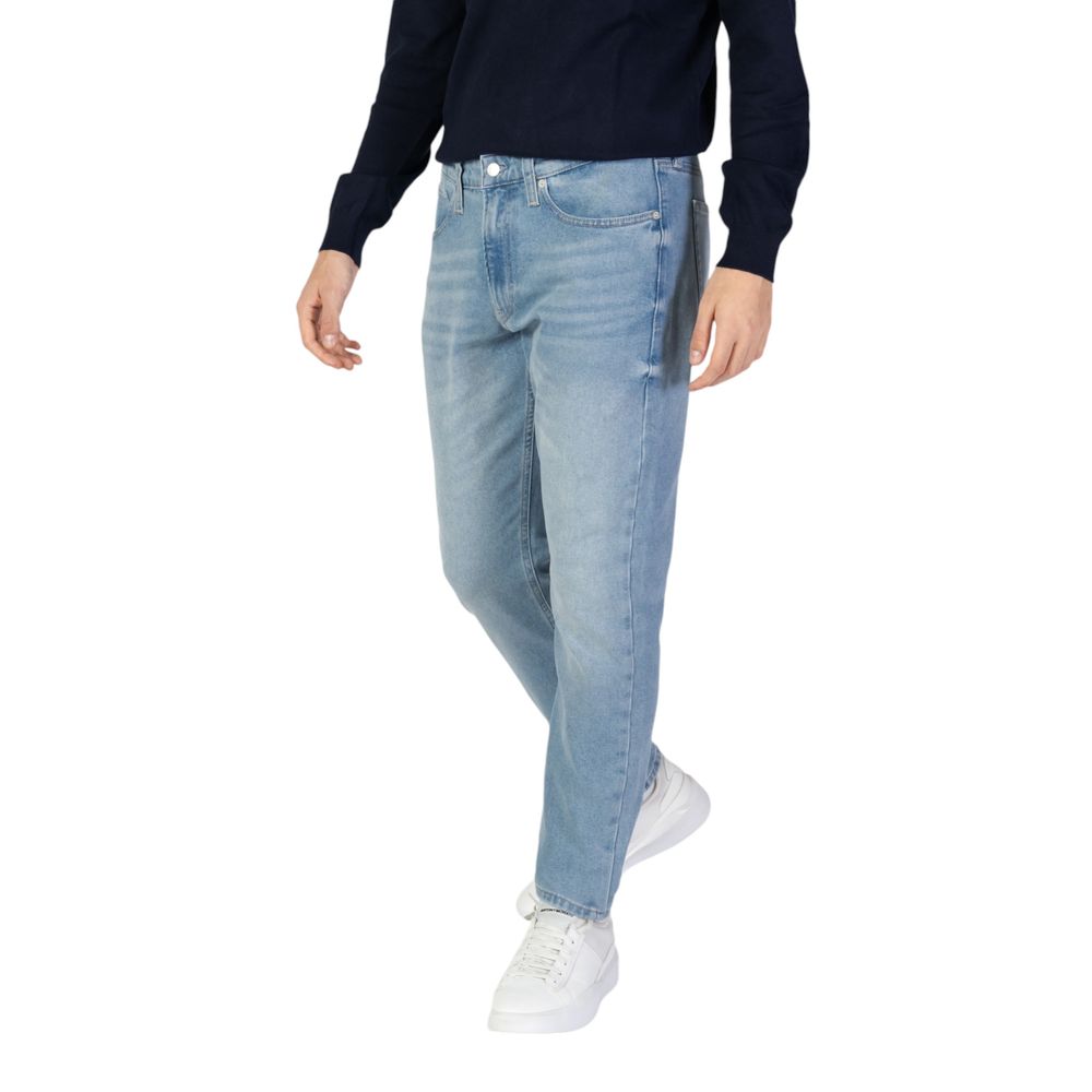 

Джинсы и брюки из светло-голубого хлопка Calvin Klein Jeans
