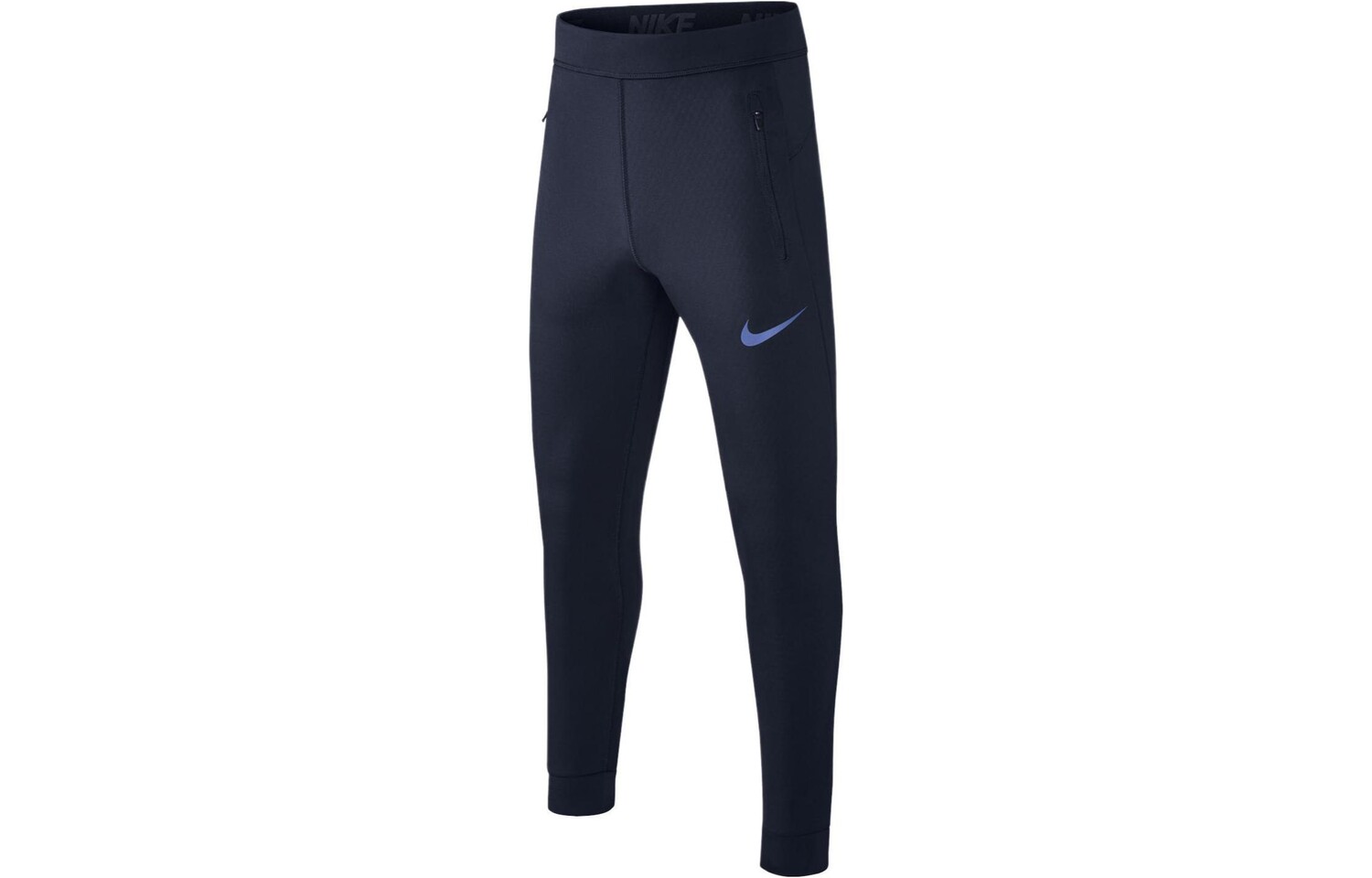 

Детские трикотажные спортивные штаны Nike, цвет Blue with Black Lettering