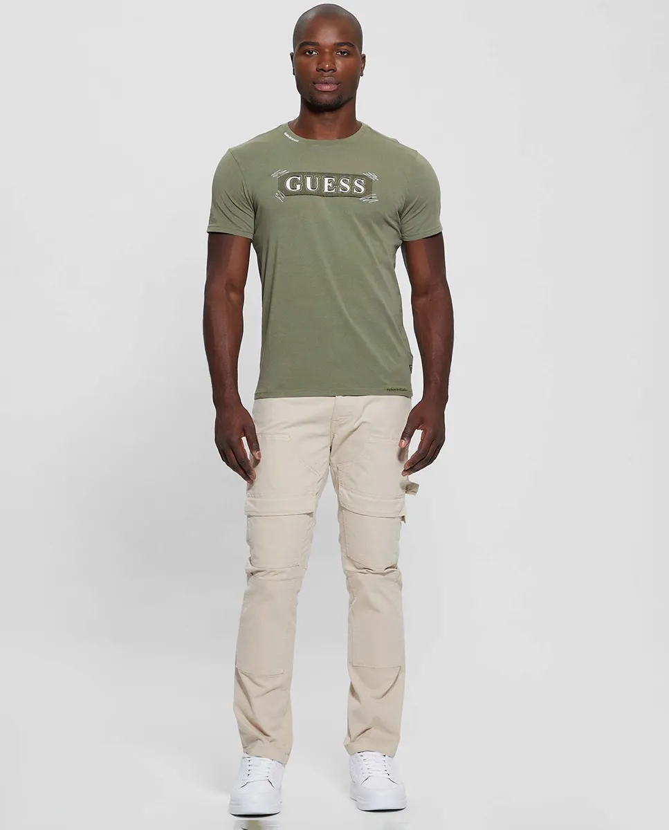 

Мужская футболка с коротким рукавом Guess, цвет Verde Militar