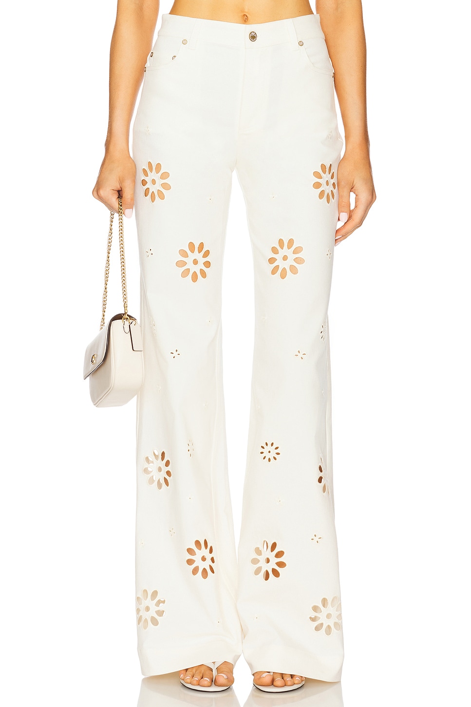 

Брюки Carolette Loveshackfancy, optic white