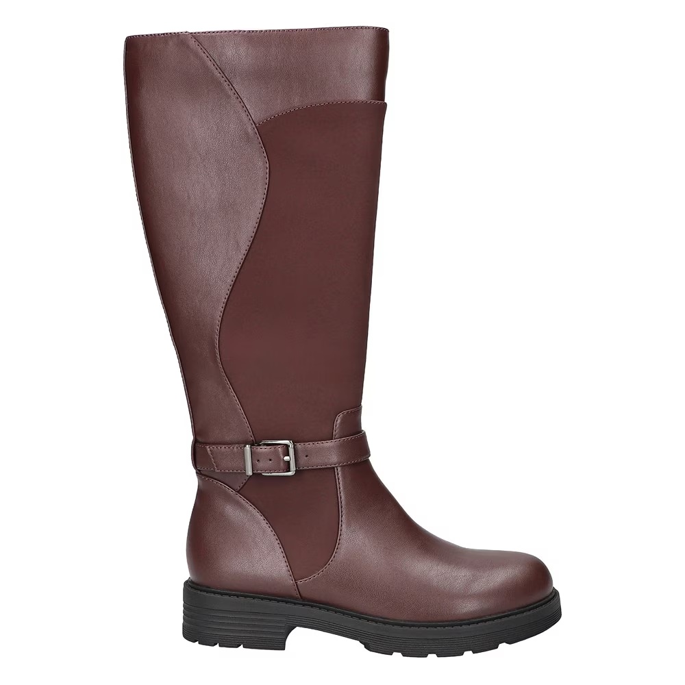 Сапоги для верховой езды с широким голенищем Erica plus от Easy Street, burgundy faux leather — фото 2