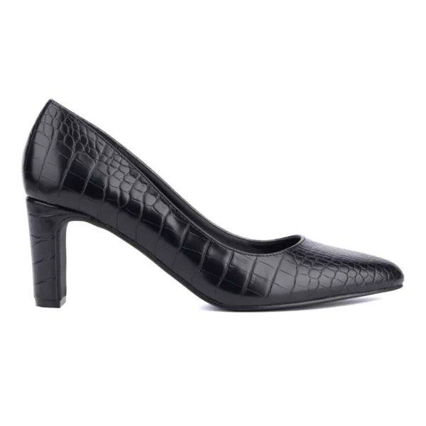 Туфли Hope для женщин с широкой колодкой Fashion To Figure, цвет wine croc — фото 2