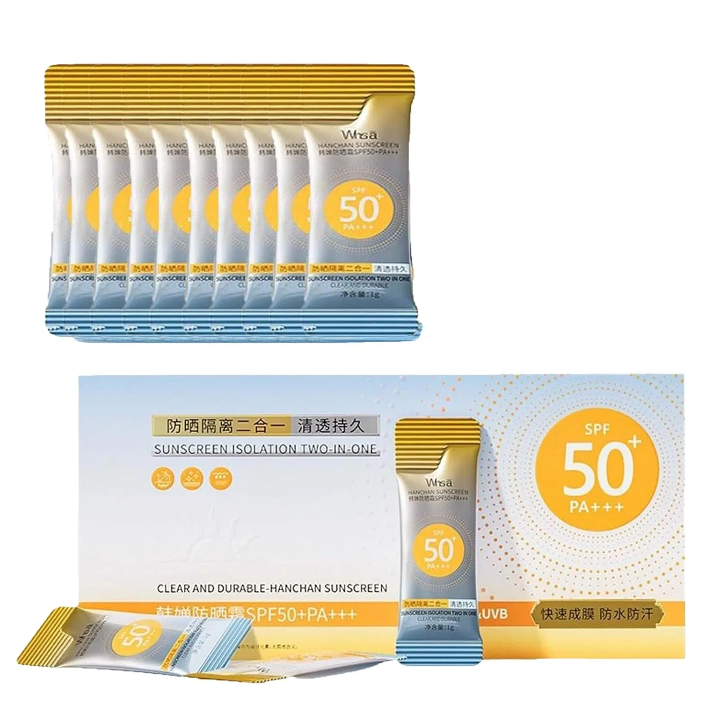 Солнцезащитный крем мини-формата с SPF 50+ Generic, 1