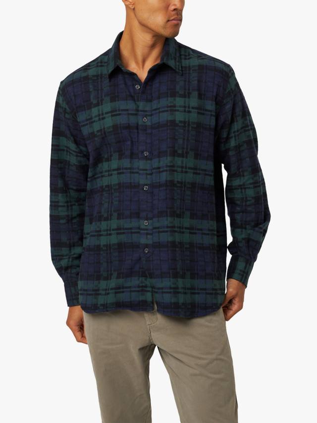 

Фарли чековая хлопковая овершерт Peregrine