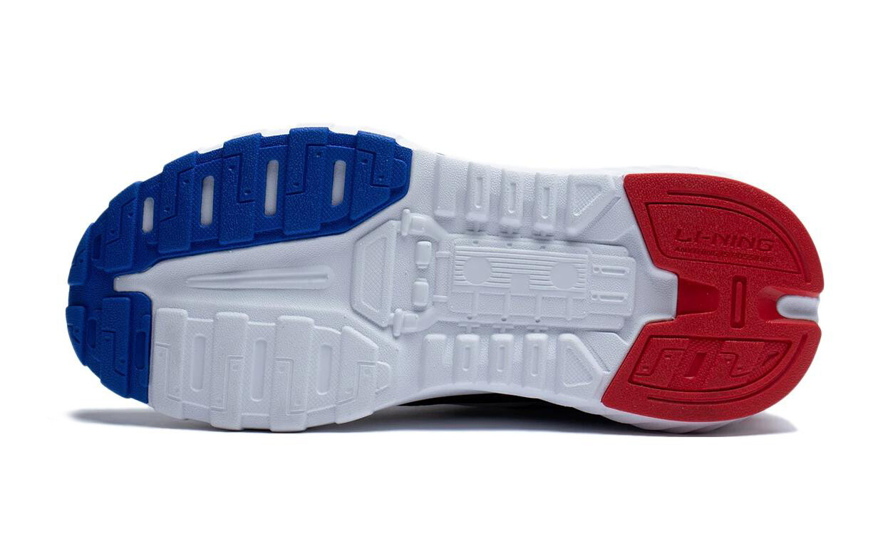 Кроссовки LINING YOUNG Kids Lifestyle Shoes GS Low-top White/Black/Blue/Red — фото 3