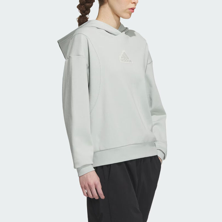 CITY ESCAPE Толстовка женская серебристо-серая Adidas — фото 4