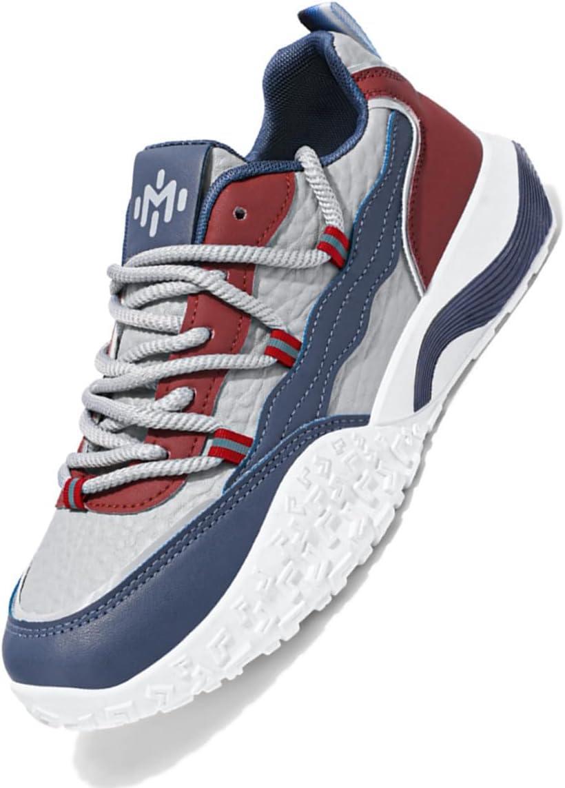 

Массивные кроссовки для женщин и мужчин - модные спортивные прогулочные туфли с уникальным цветным дизайном, Комфортные и стильные Modme, серый