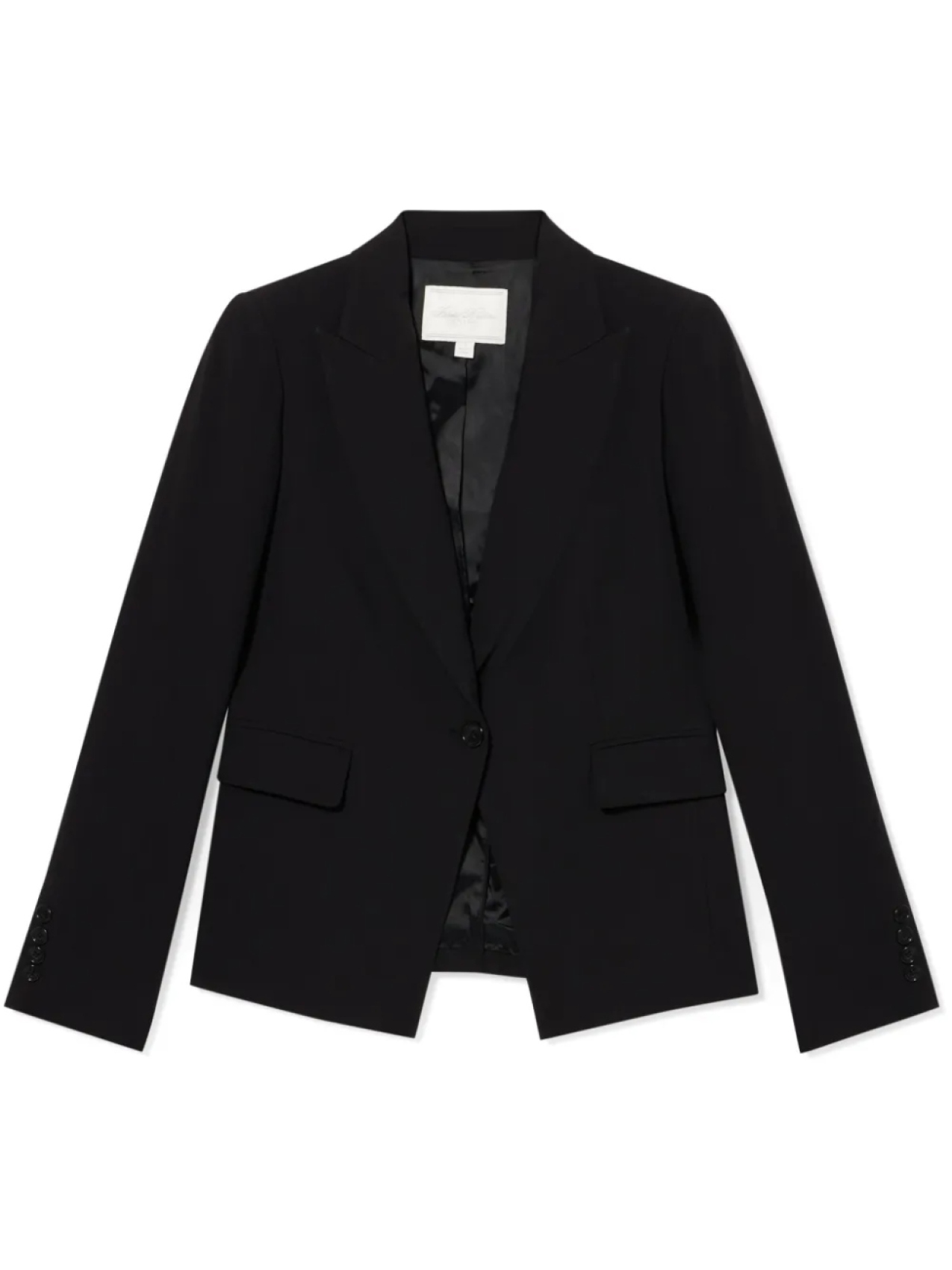 

Однобортный пиджак Brooks Brothers, черный