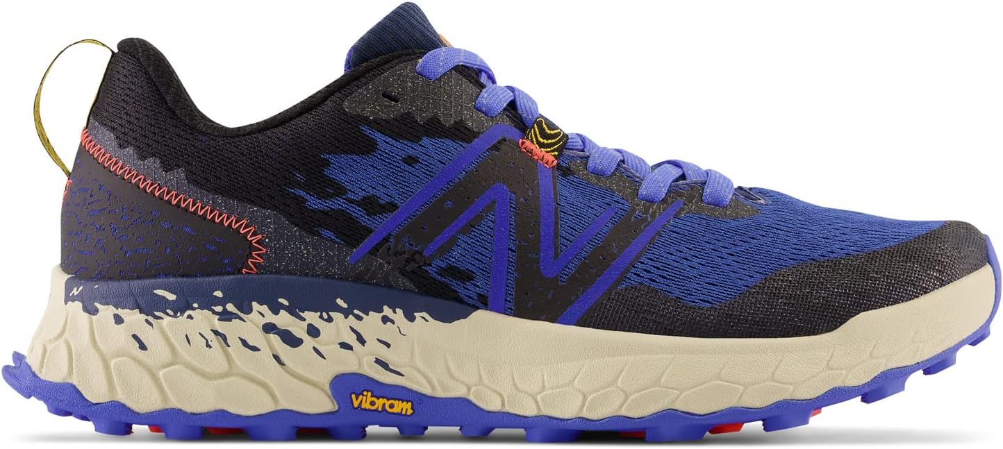 Мужские кроссовки New Balance Fresh Foam X Hierro V7, черный/синий — фото 4