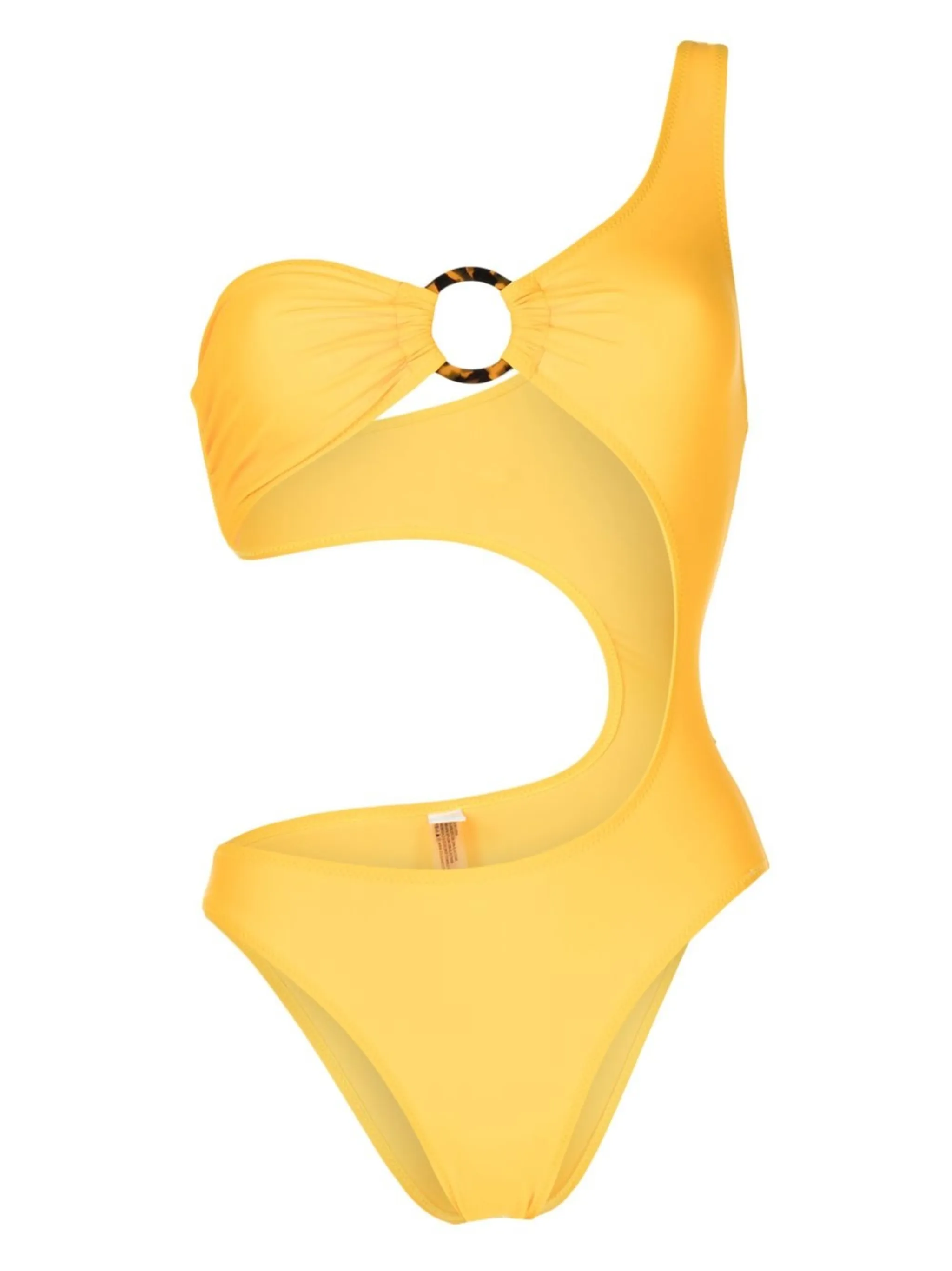

Купальник The Astrid на одно плечо Solid & Striped, желтый