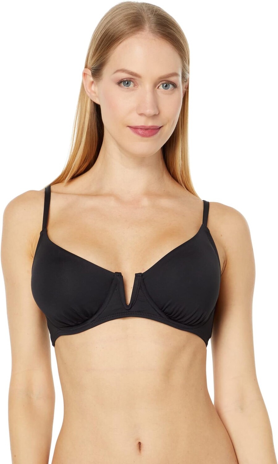 

Пляжный топ Anne Cole V Wire Elongated Underwire Top, черный