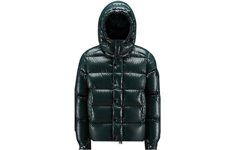 

Мужской пуховик Moncler, темно-зеленый