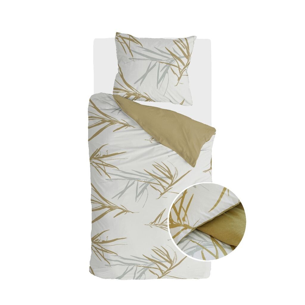 

Постельное белье Walra Remade Bamboo Grasses Honey Mustard - 155x220 см