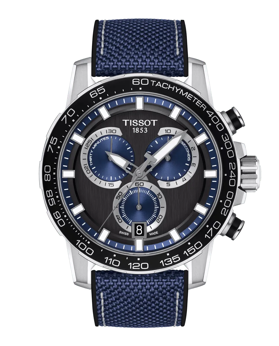 

Мужские часы коллекции Super Sport из синей резины Tissot, синий