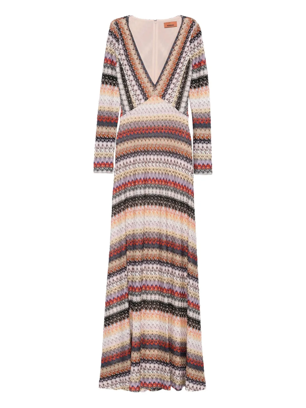 

Платье с зигзагообразным плетением Missoni, нейтральный