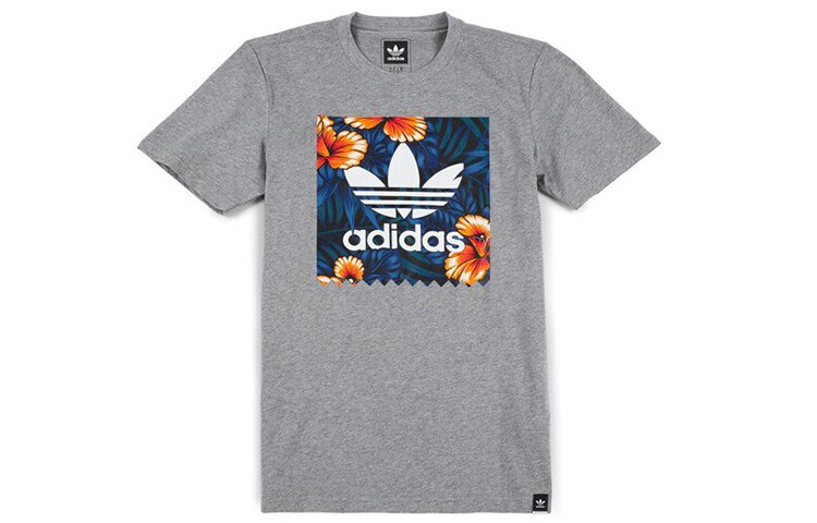 

Футболка мужская серая Adidas Originals, серый