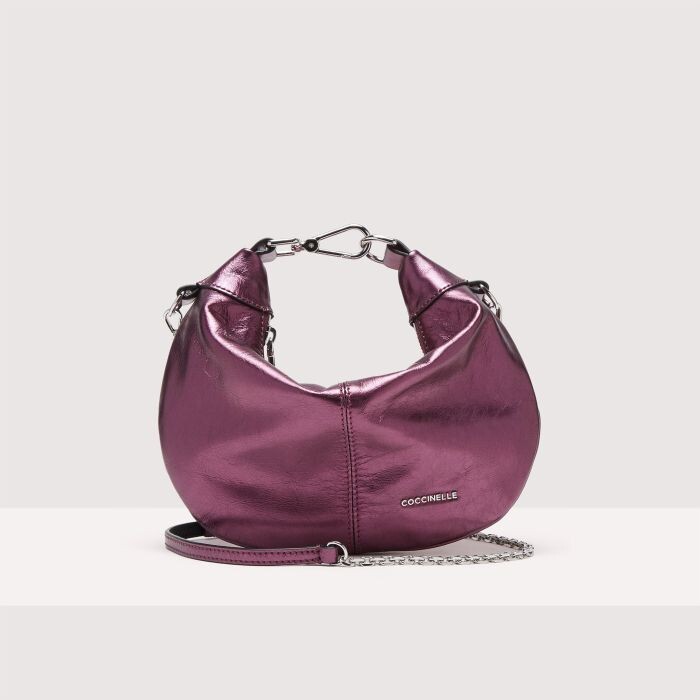 

Мини-сумка из жемчужной кожи Coccinelle VIRTUAL PEPITA, розовый