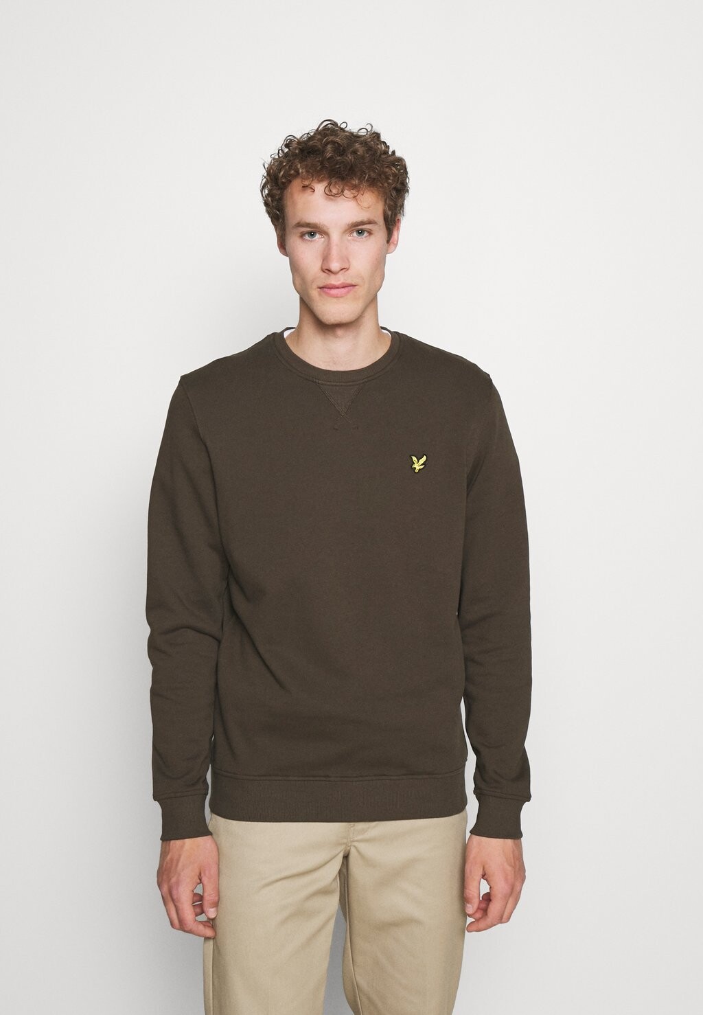 

Толстовка CREW NECK Lyle & Scott, оливковый, Зеленый, Толстовка CREW NECK Lyle & Scott, оливковый