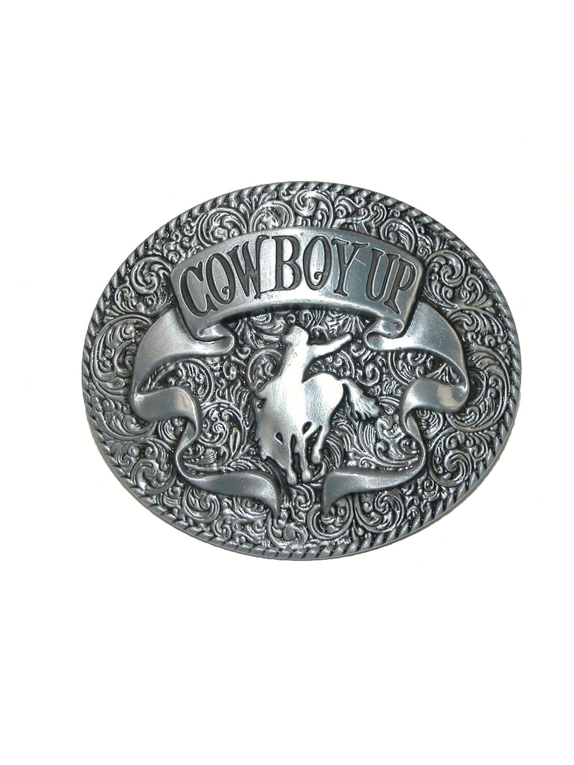 

Пряжка для ремня CTM Cowboy Up, серебряный