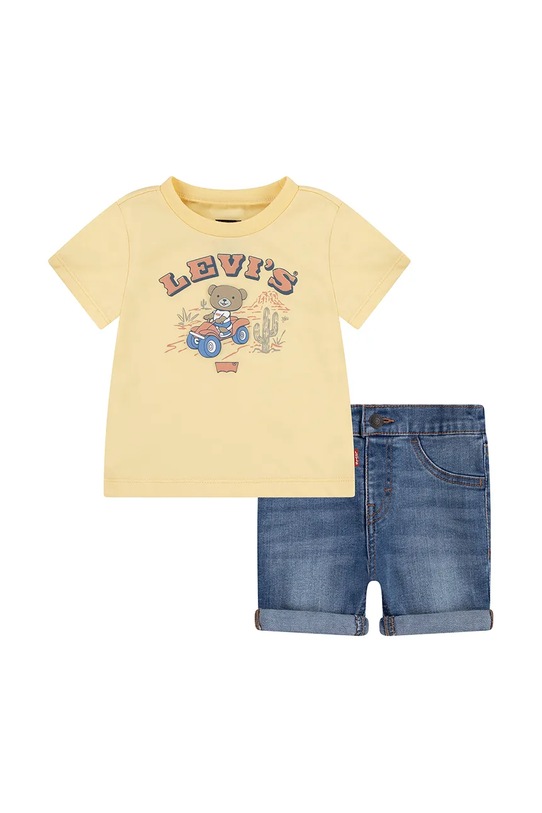 

Комплект для малышей LEVI FOUR WHEELER DENIM SE Levi'S, желтый