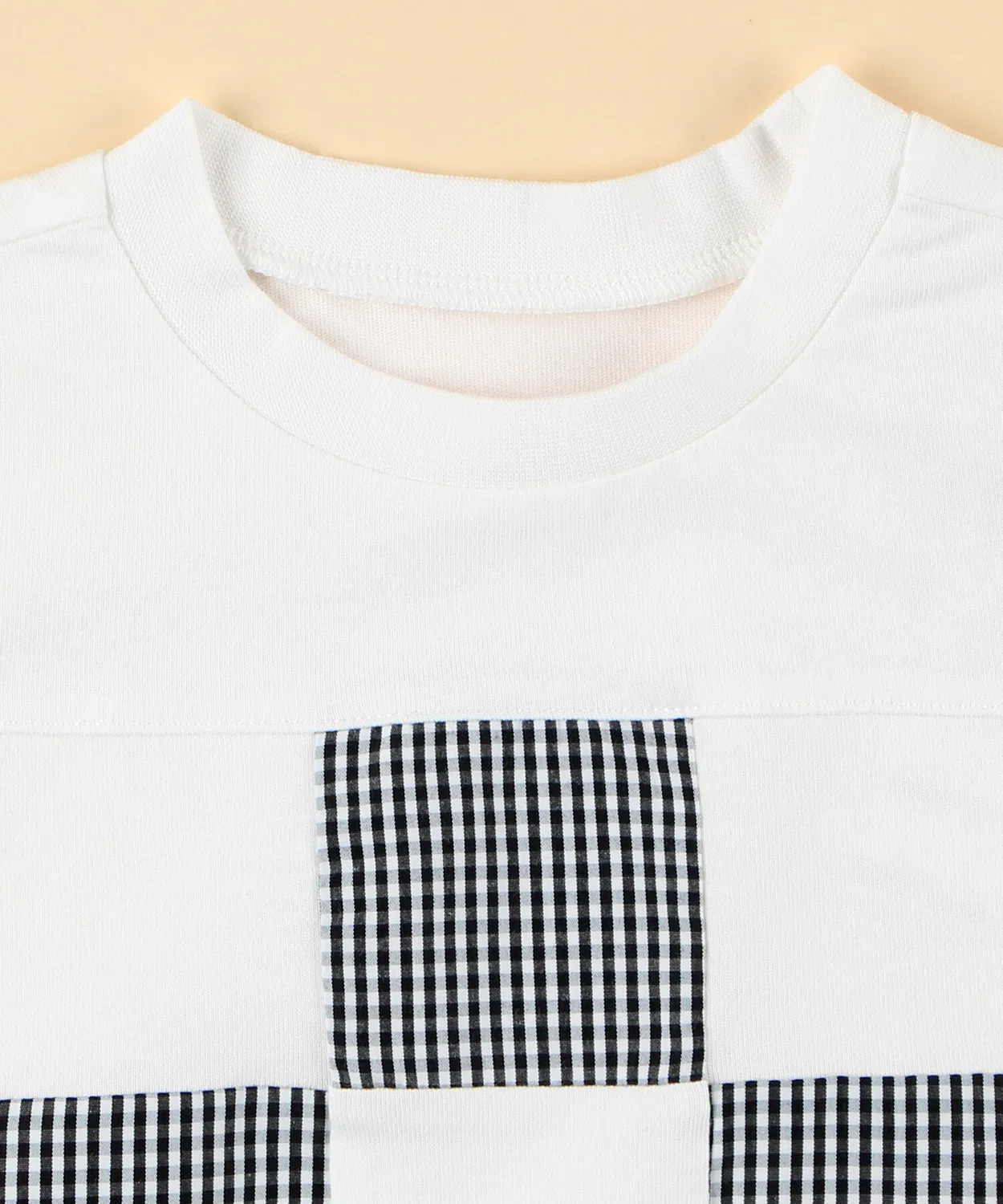 Детская футболка с длинным рукавом модель Patchwork COMME CA ISM, Black — фото 3