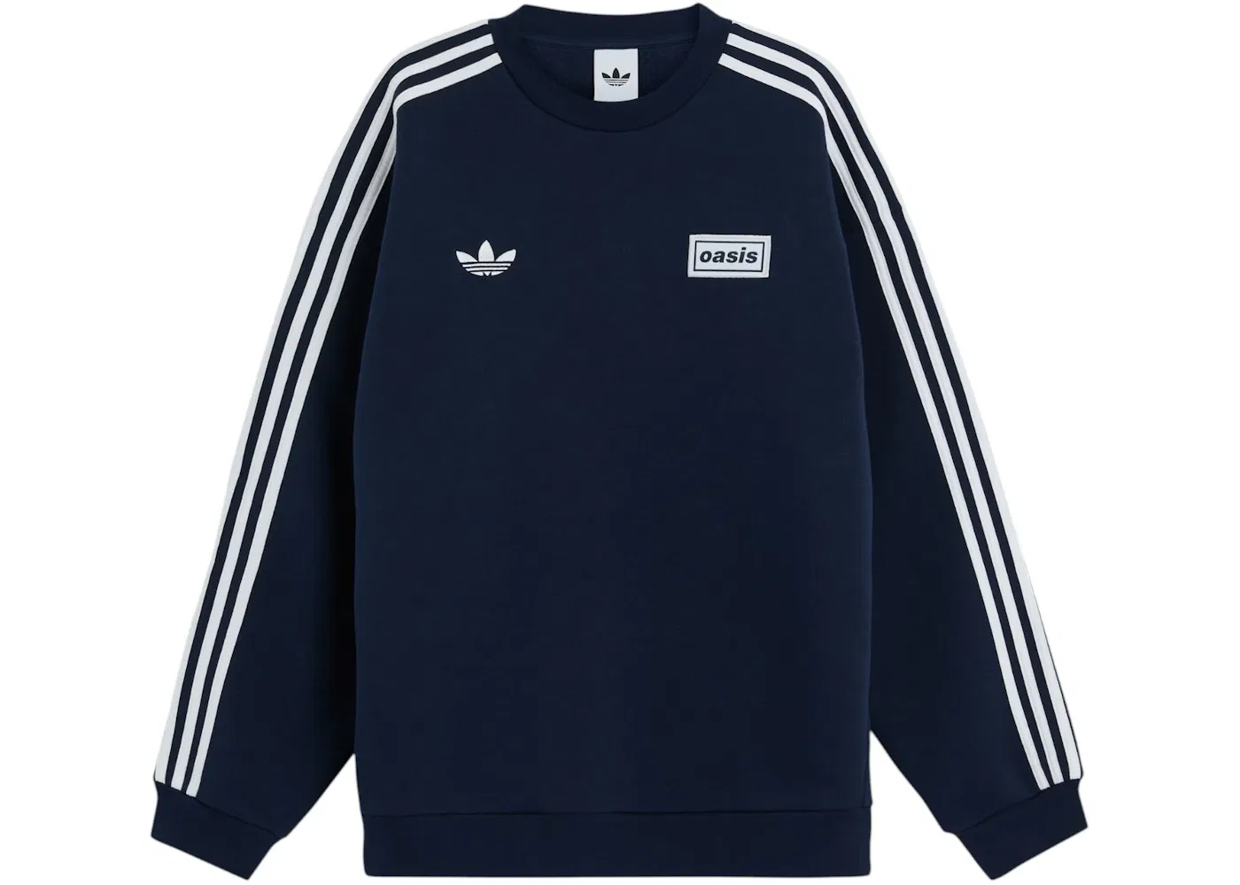 Мужской свитшот оверсайз с длинным рукавом Adidas, Night Indigo