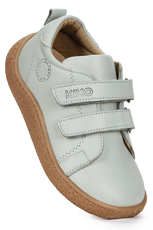 Детские спортивные туфли для мальчиков на липучке Kiko Kids, Water Green