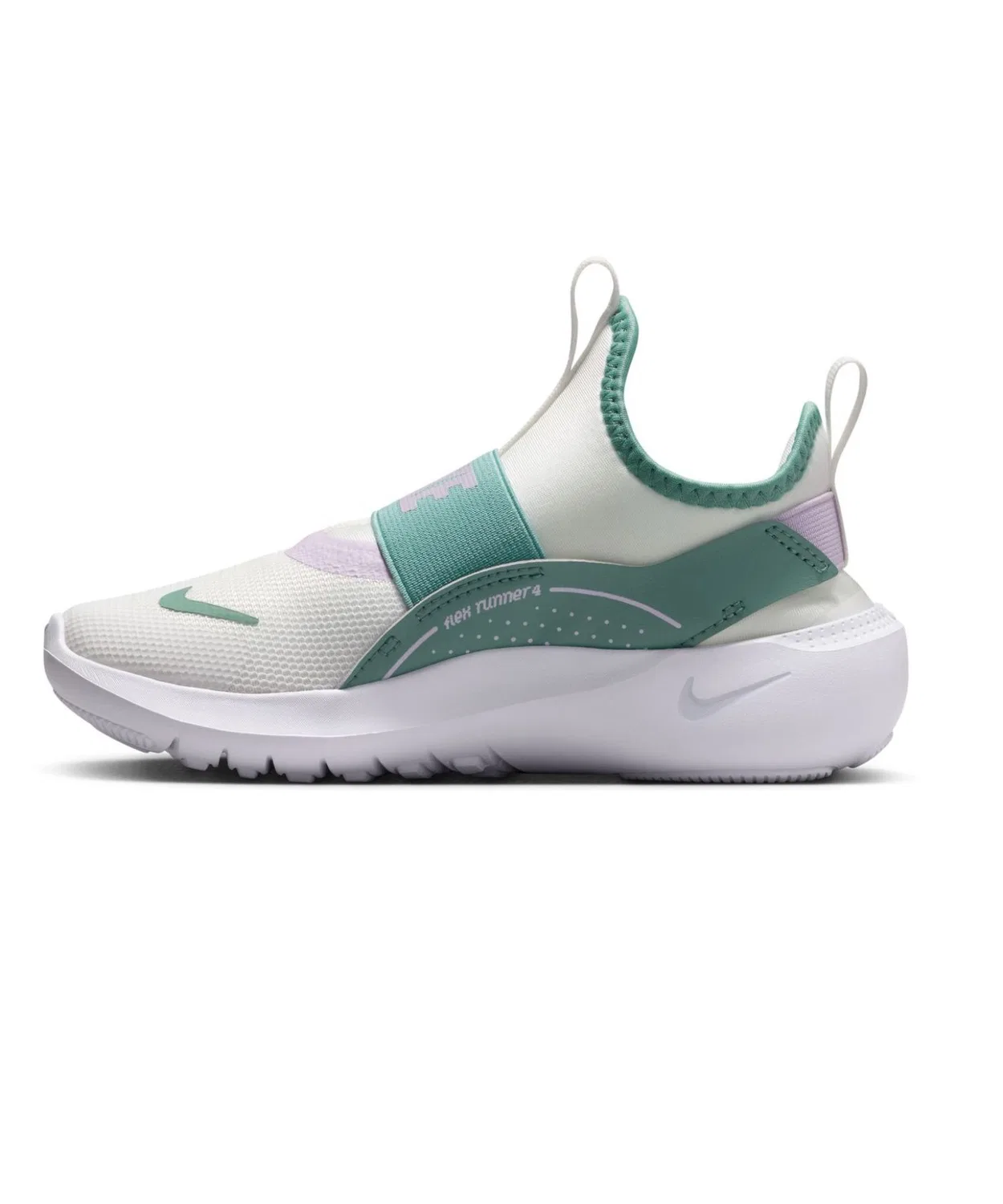 Детские кроссовки с эластичными ремешками Flex Runner 4 PS NIKE, Blue — фото 4