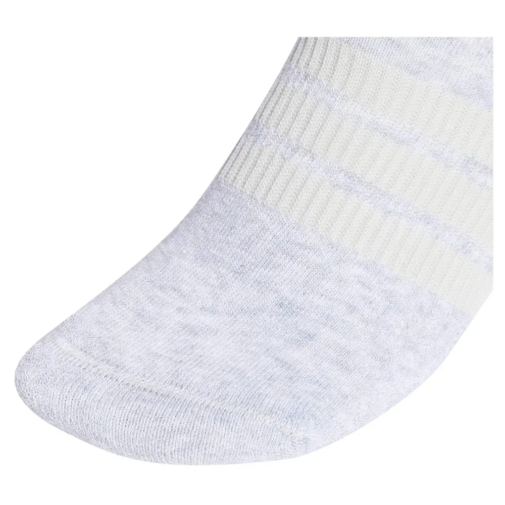 Носки спортивные Adidas Cushioned Sportswear Ankle, 3 пары, белый — фото 3