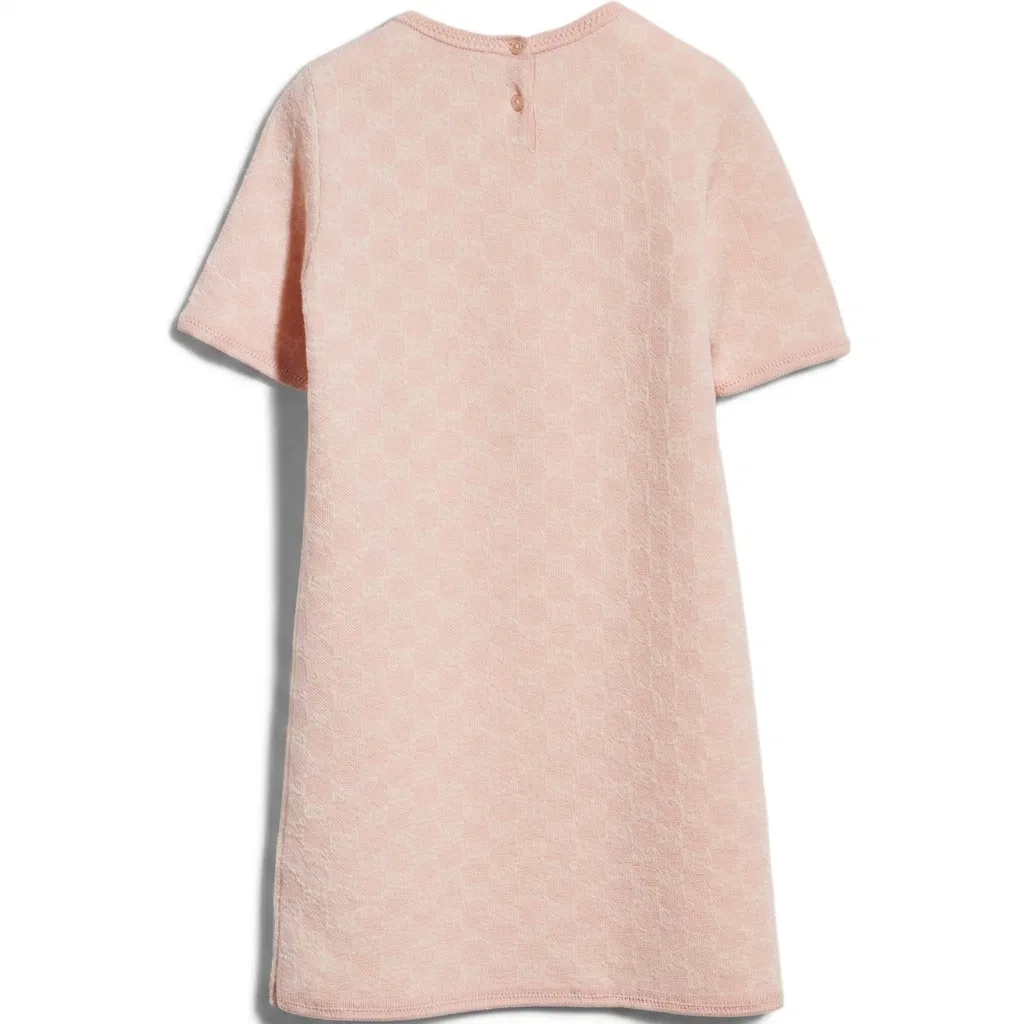 Детское платье для девочек с коротким рукавом, Light Pink, GUCCI — фото 3