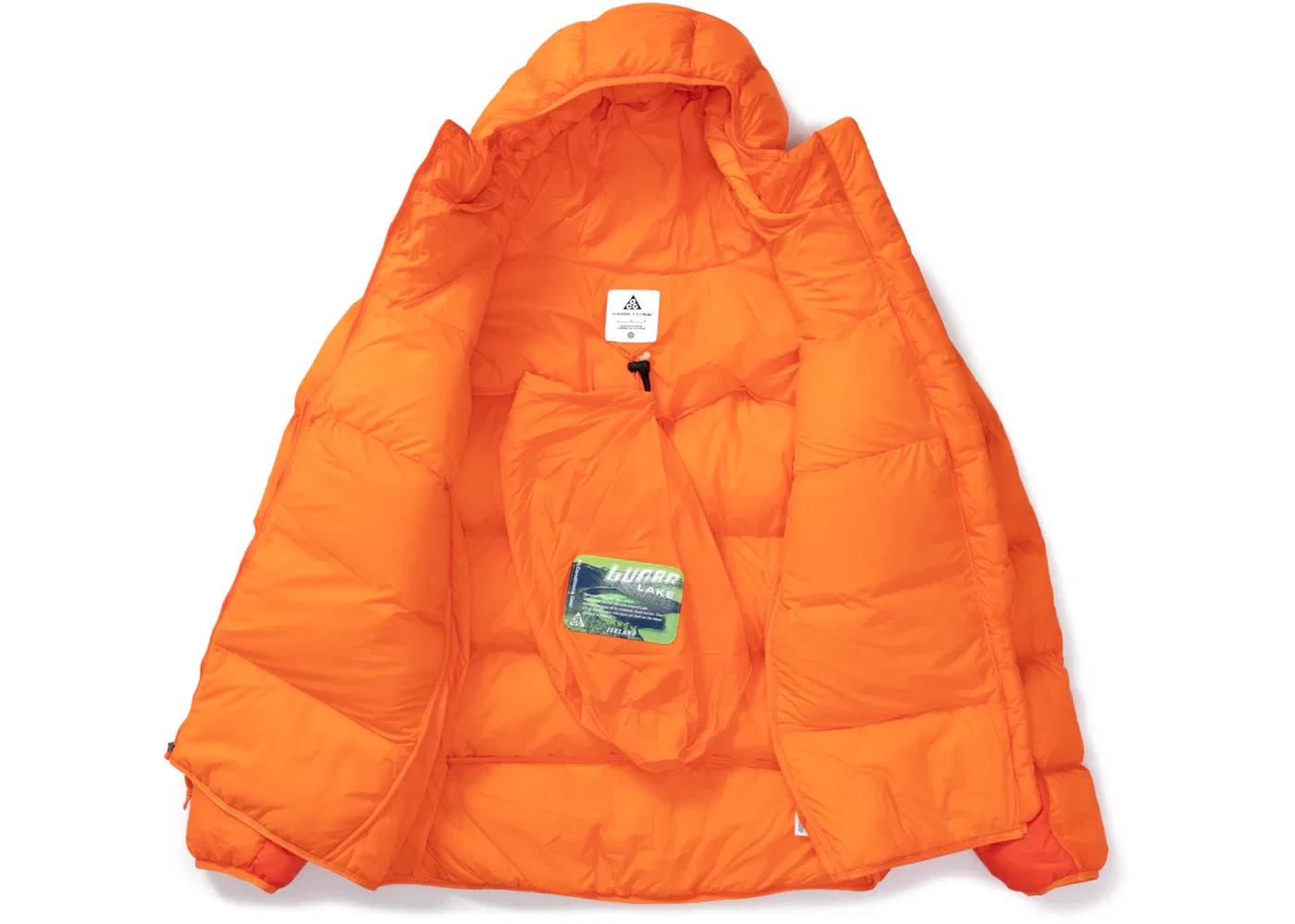Унисекс куртка-пуховик утепленная с принтом Nike ACG Therma-FIT ADV Lunar Lake, Safety Orange — фото 2