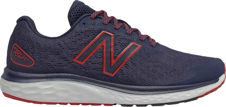 

Кроссовки New Balance Fresh Foam 680v7 'Navy Team Red', синий