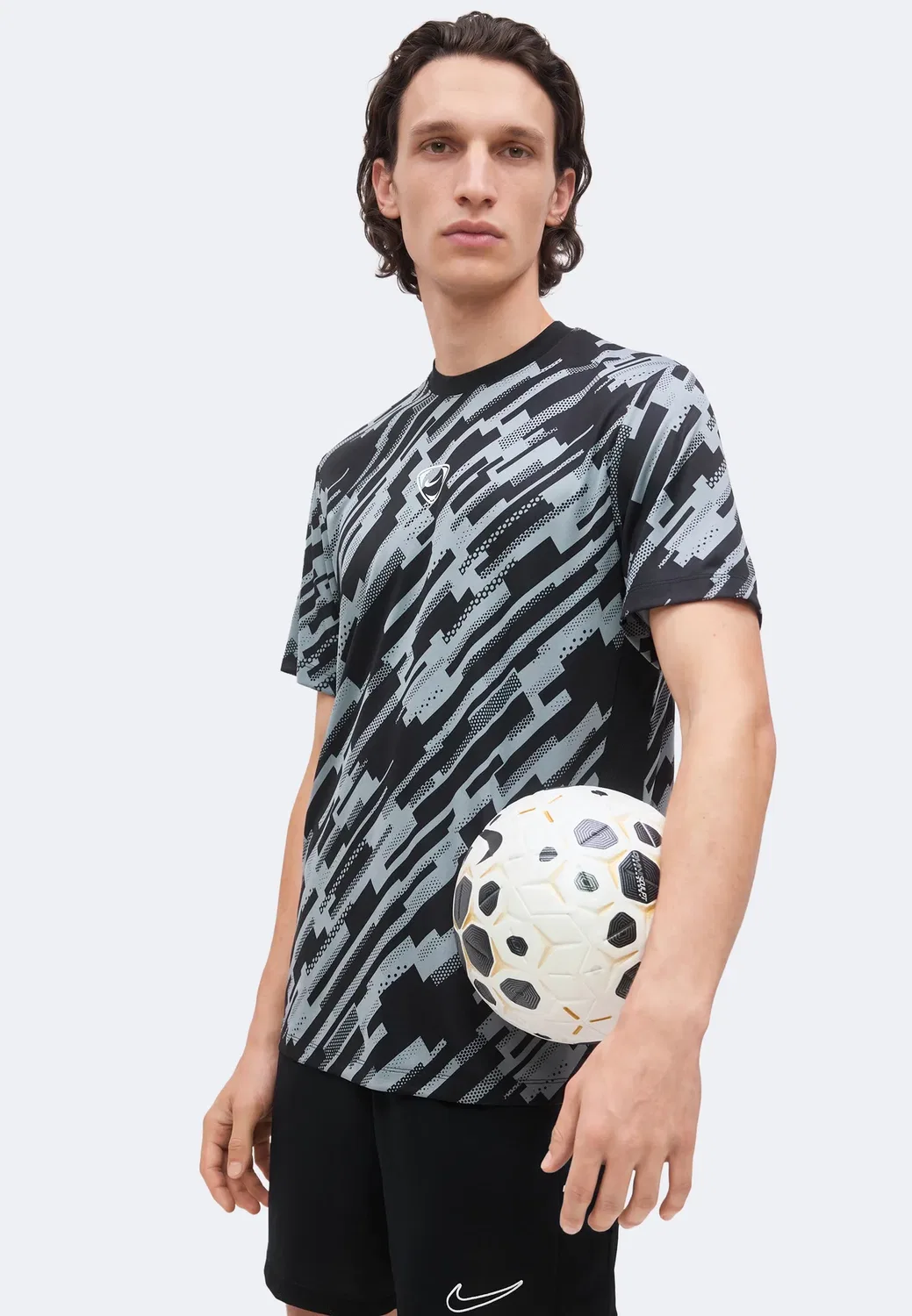 Acd+ - спортивная футболка Nike Performance, Black/Anthracite/White — фото 4