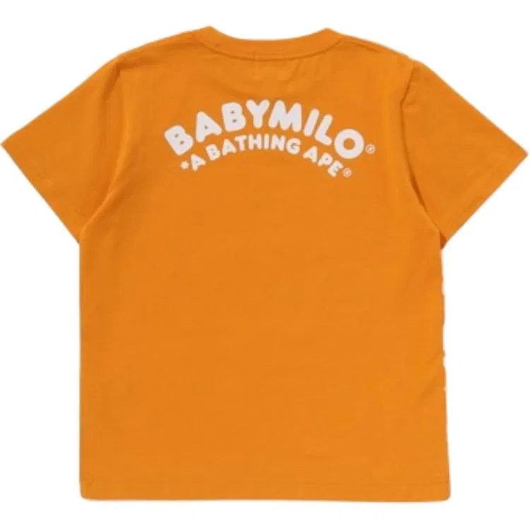Детская футболка с круглым вырезом A BATHING APE, Orange — фото 4