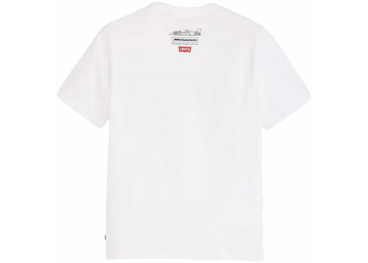 Мужская футболка с принтом Heritage Tee Levis, White — фото 2