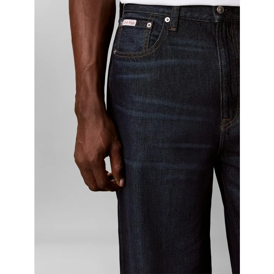 Мужские джинсы Calvin Klein Baggy Rebel Sapphire, Темно-синий — фото 2