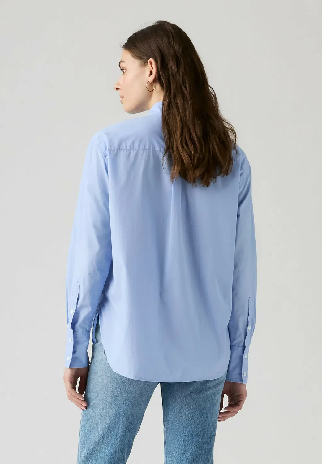 Рубашка-Смокинг Harlie bf с рюшами, Serenity b - блузка на пуговицах Levi'S, Serenity Blue - Blues — фото 2